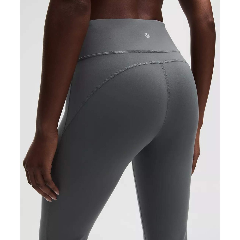 Lululemon‎ Groove Super High Rise Flared Pant Nulu Grey Size 12 LW5EZ9S - Picture 13 of 13